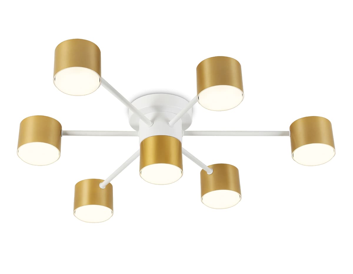 Потолочный светильник FL51725/7 WH/GD белый/золото GX53/7 max 12W 645*135 Ambrella Light 6