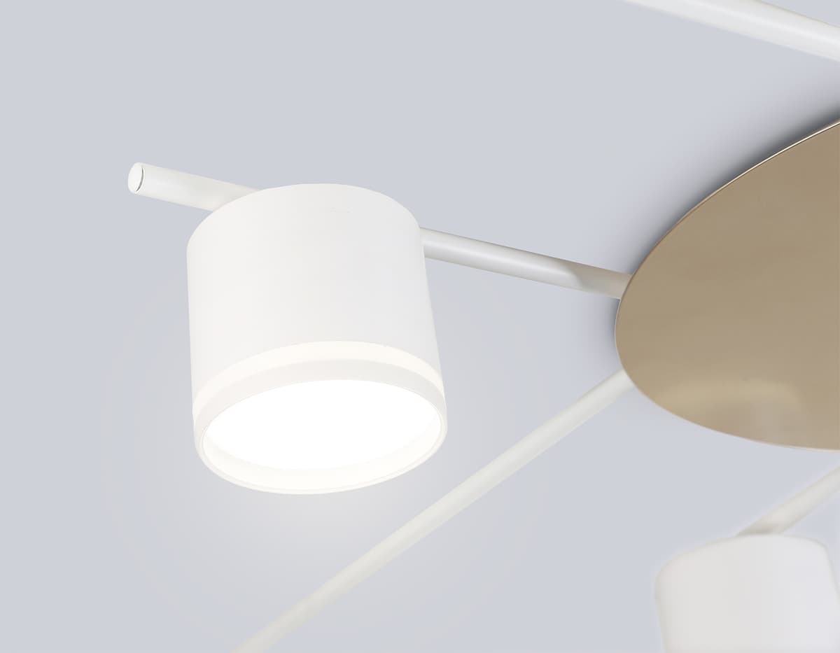Потолочный светильник FL51759/8 WH/GD белый/золото GX53/8 max 12W 870*870*95 Ambrella Light 13