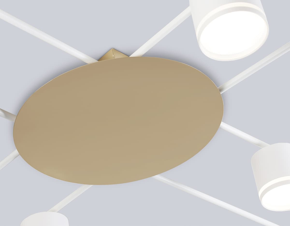 Потолочный светильник FL51759/8 WH/GD белый/золото GX53/8 max 12W 870*870*95 Ambrella Light 14