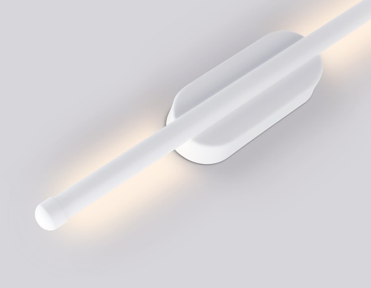 Настенный светодиодный светильник FL5199 WH белый LED 4200K 6W 400*50*25 Ambrella Light 7