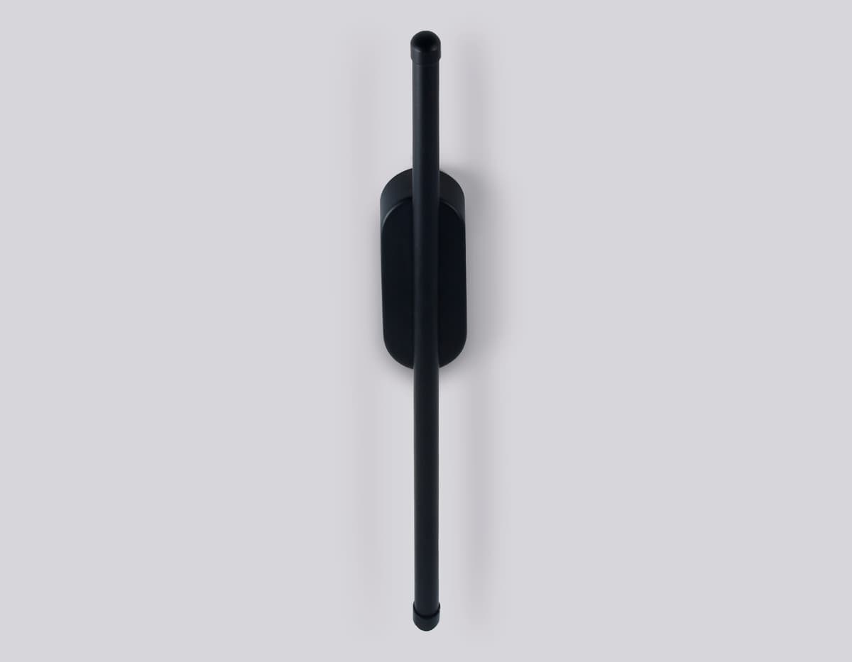 Настенный светодиодный светильник FL5200 BK черный LED 4200K 6W 400*50*25 Ambrella Light 8