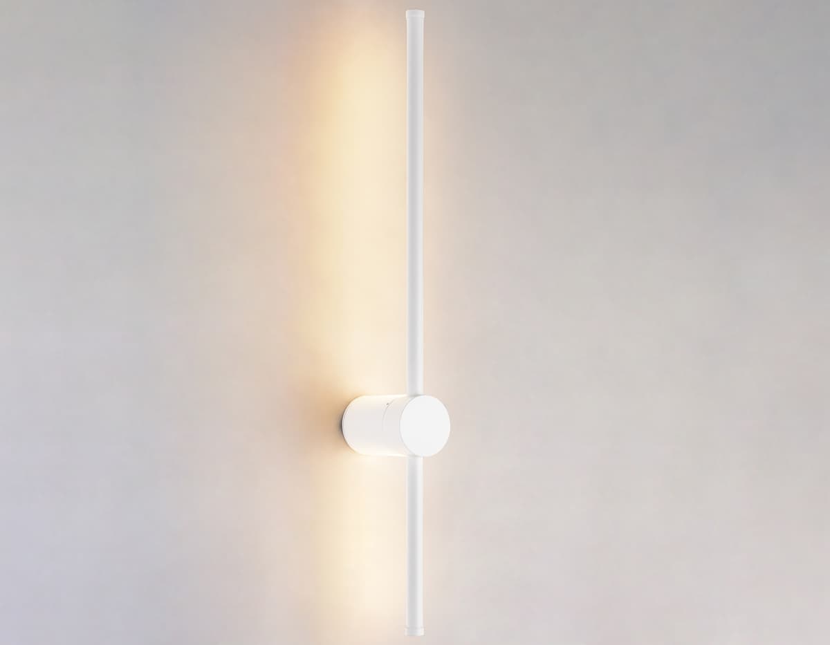 Настенный светодиодный светильник FL5201 SWH белый песок LED 3000K 8W 600*60*100 Ambrella Light 6
