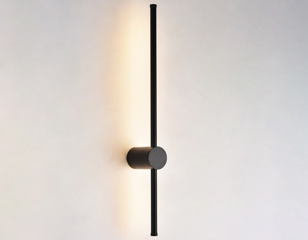 Настенный светодиодный светильник FL5202 SBK черный песок LED 3000K 8W 600*60*100 Ambrella Light 6