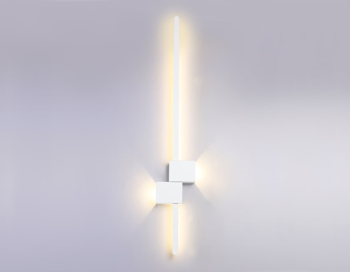 Настенный светодиодный светильник FL5212 SWH белый песок LED 4200K 21W 922*150*80 Ambrella Light 10