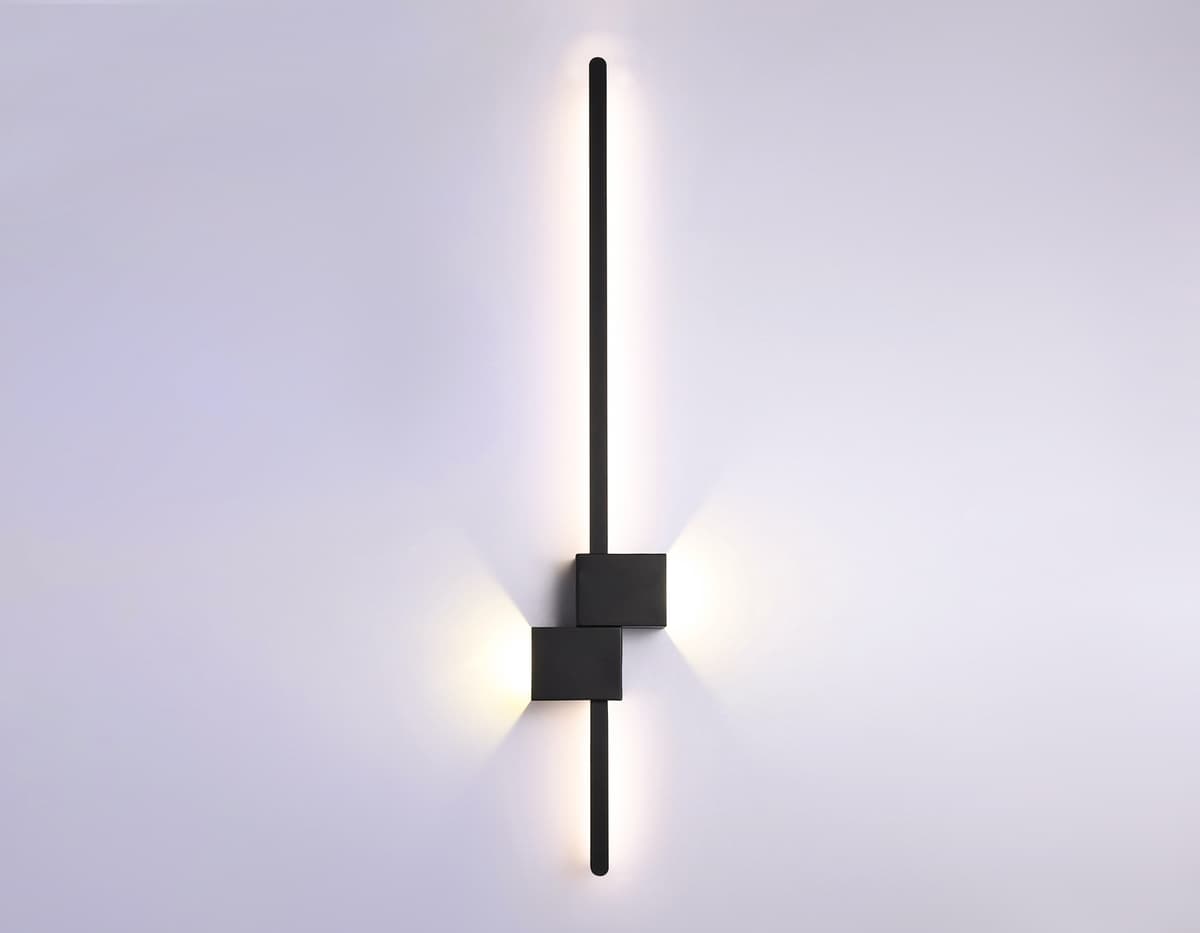 Настенный светодиодный светильник FL5213 SBK черный песок LED 4200K 21W 922*150*80 Ambrella Light 10