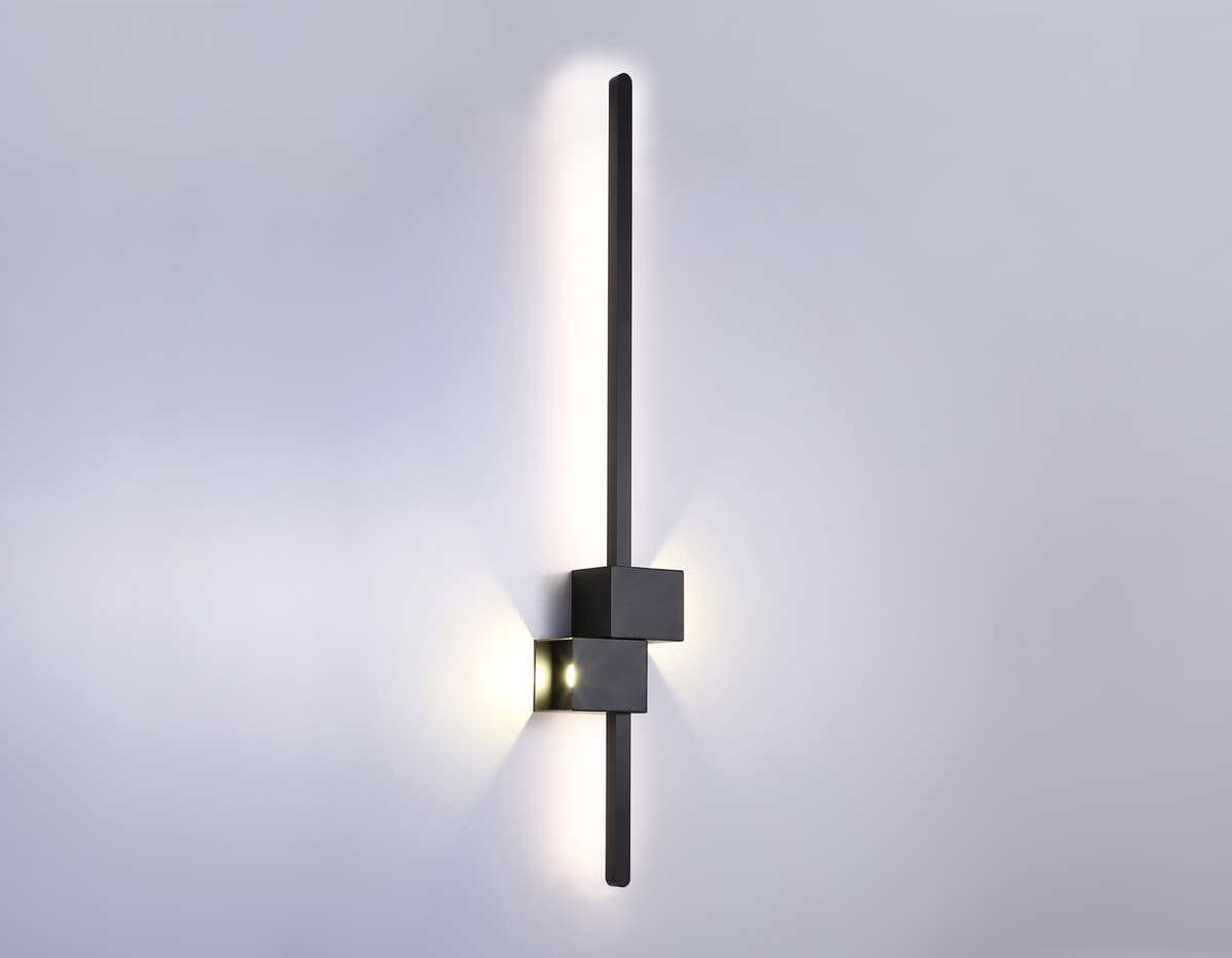 Настенный светодиодный светильник FL5213 SBK черный песок LED 4200K 21W 922*150*80 Ambrella Light 11