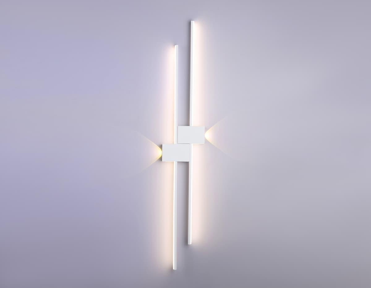 Настенный светодиодный светильник FL5217 SWH белый песок LED 4200K 27W 1209*180*50 Ambrella Light 8