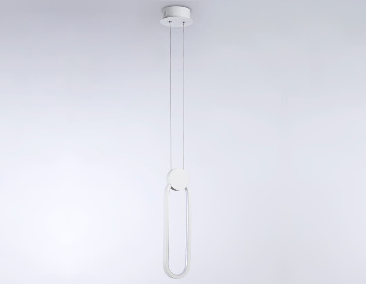 Подвесной светодиодный светильник FL5260 WH белый 12W 4200K 100*20*1200 (без ПДУ) Ambrella Light 12