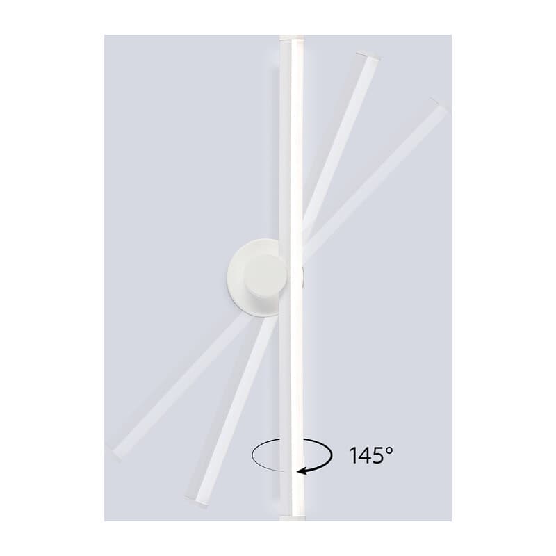 Настенный светодиодный светильник FL6101 WH белый 14W 3000K-6400K 605*100*60 Ambrella Light 11