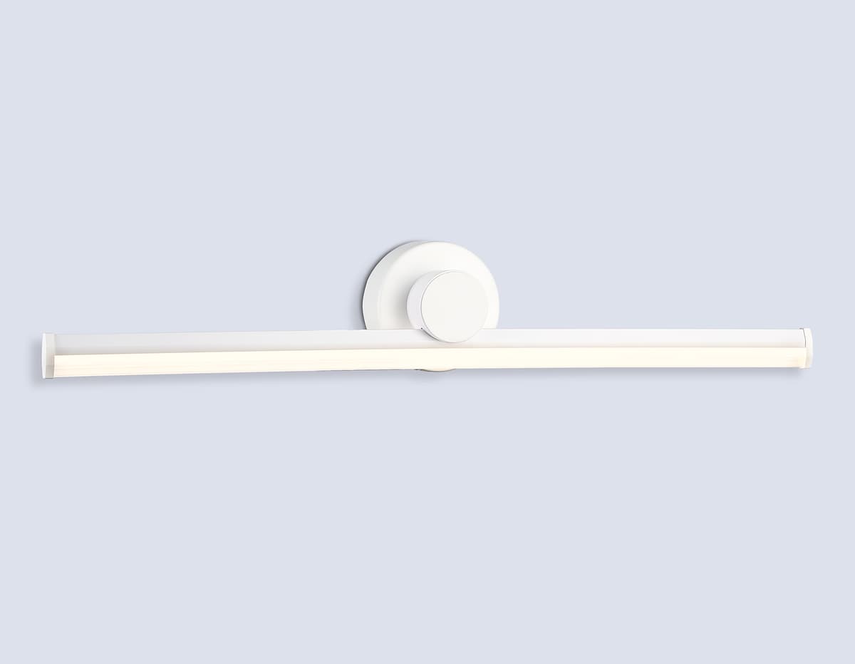 Настенный светодиодный светильник FL6101 WH белый 14W 3000K-6400K 605*100*60 Ambrella Light 15
