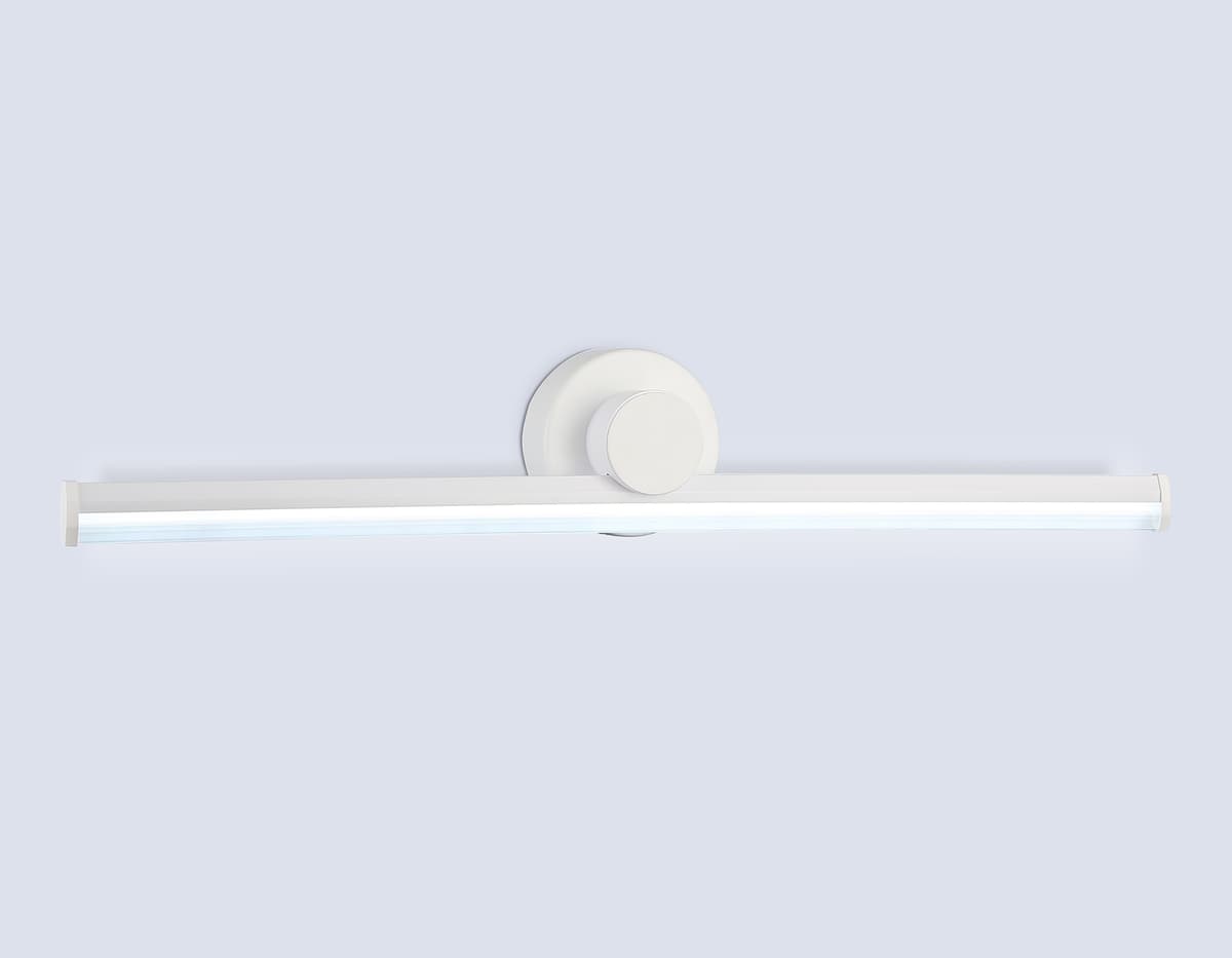 Настенный светодиодный светильник FL6101 WH белый 14W 3000K-6400K 605*100*60 Ambrella Light 18