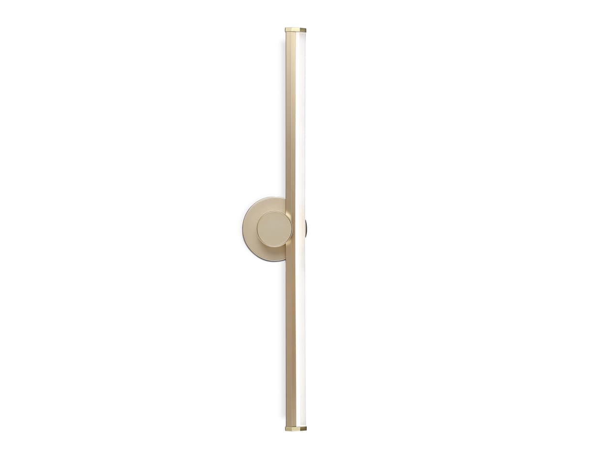 Настенный светодиодный светильник FL6104 GD золото 14W 3000K-6400K 605*100*60 Ambrella Light 12