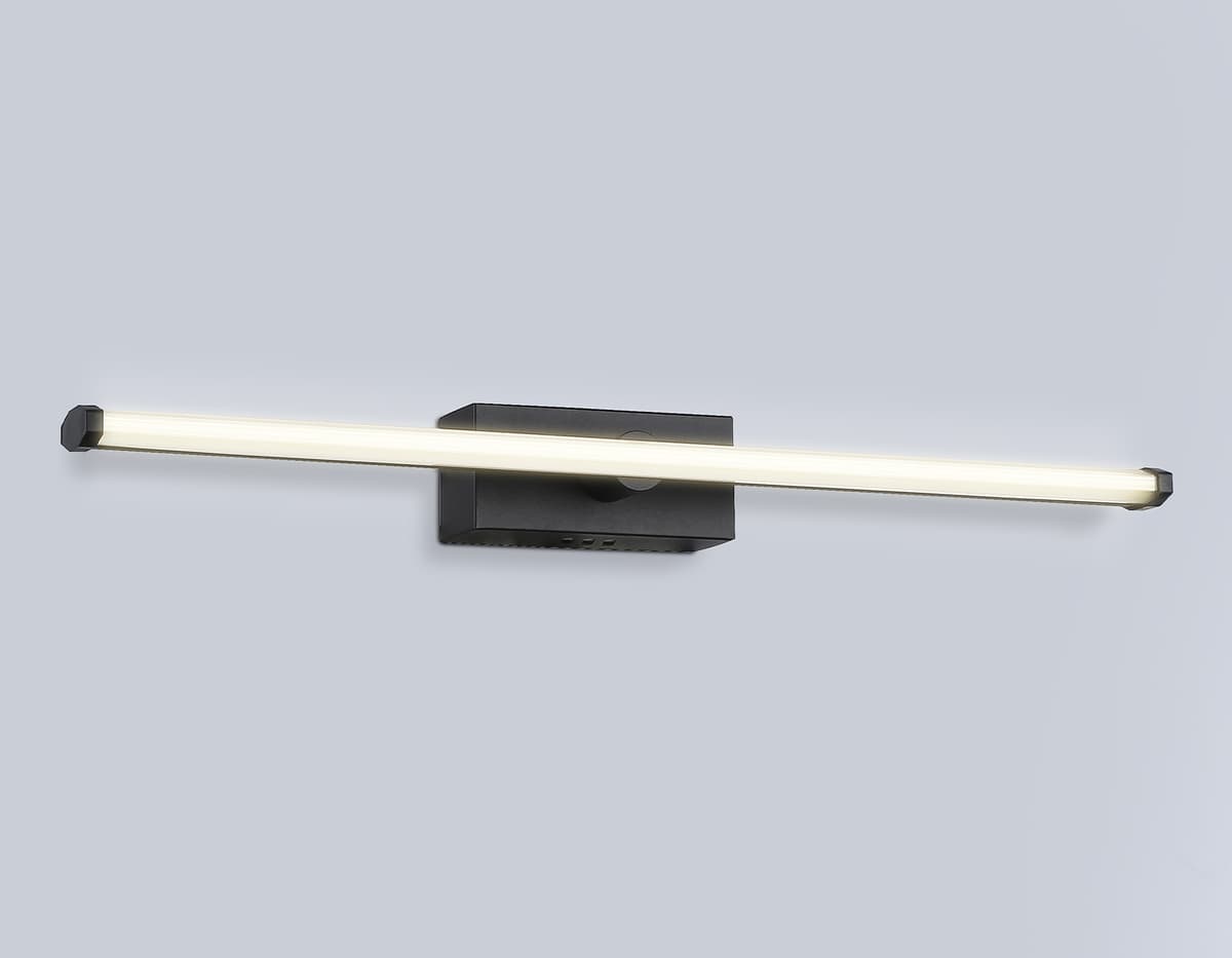 Настенный светодиодный светильник FL6112 BK черный 9W 3000K-6400K 410*40*80 Ambrella Light 13