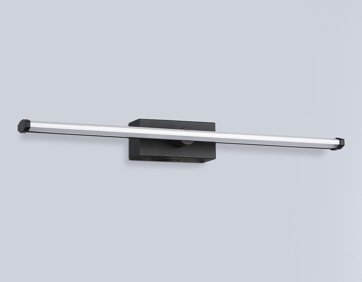 Настенный светодиодный светильник FL6112 BK черный 9W 3000K-6400K 410*40*80 Ambrella Light 17