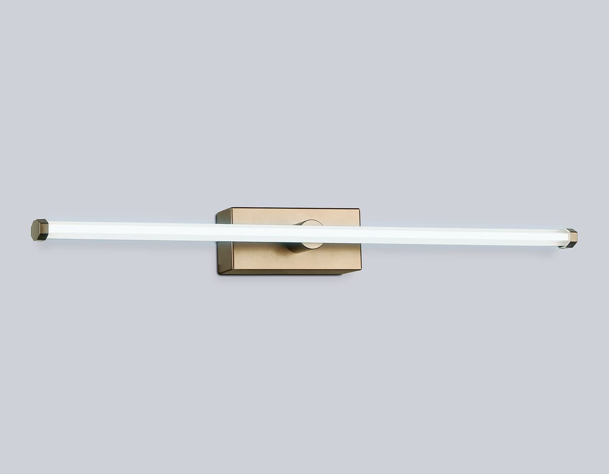 Настенный светодиодный светильник FL6113 CF кофе 9W 3000K-6400K 410*45*080 Ambrella Light 14