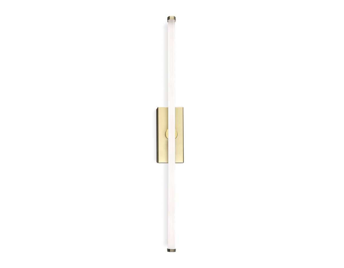 Настенный светодиодный светильник FL6114 GD золото 9W 3000K-6400K 410*45*80 Ambrella Light 10