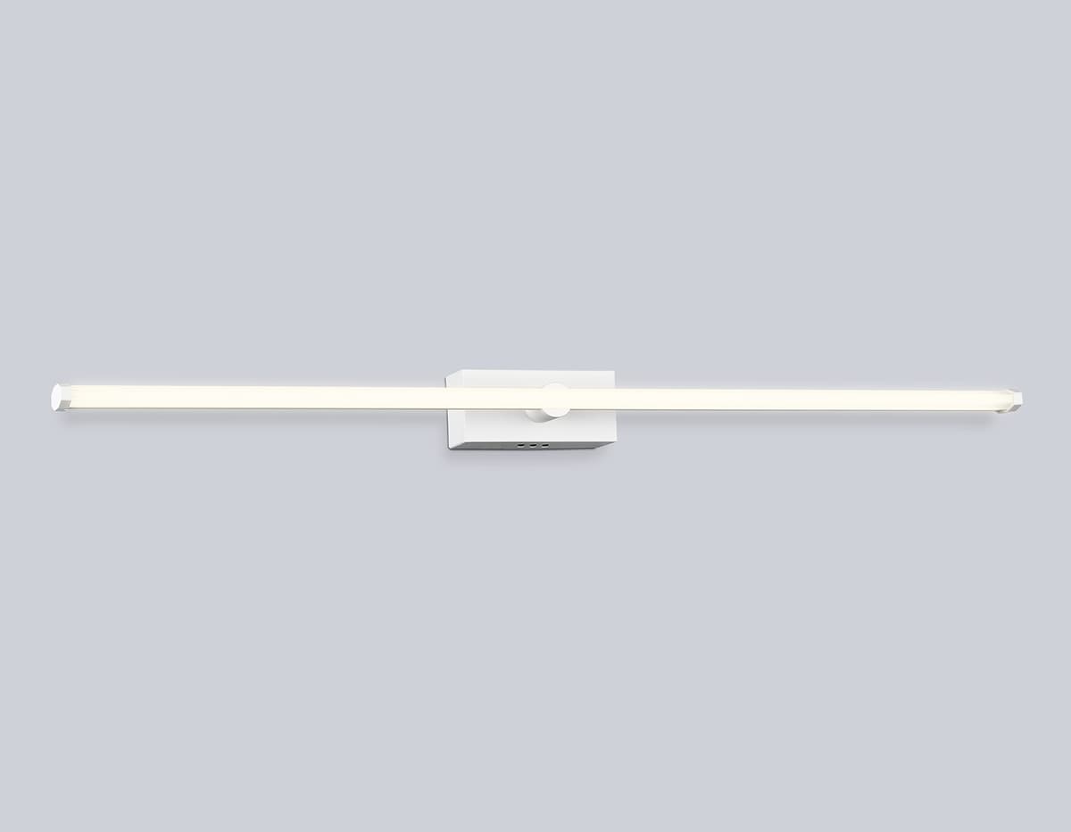 Настенный светодиодный светильник FL6121 WH белый 14W 3000K-6400K 610*45*80 Ambrella Light 12