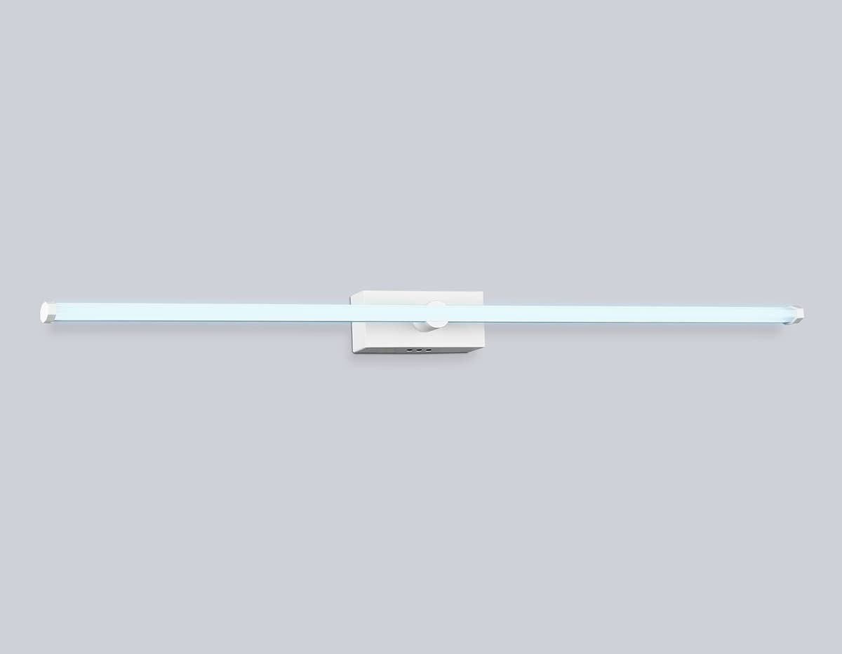 Настенный светодиодный светильник FL6121 WH белый 14W 3000K-6400K 610*45*80 Ambrella Light 14