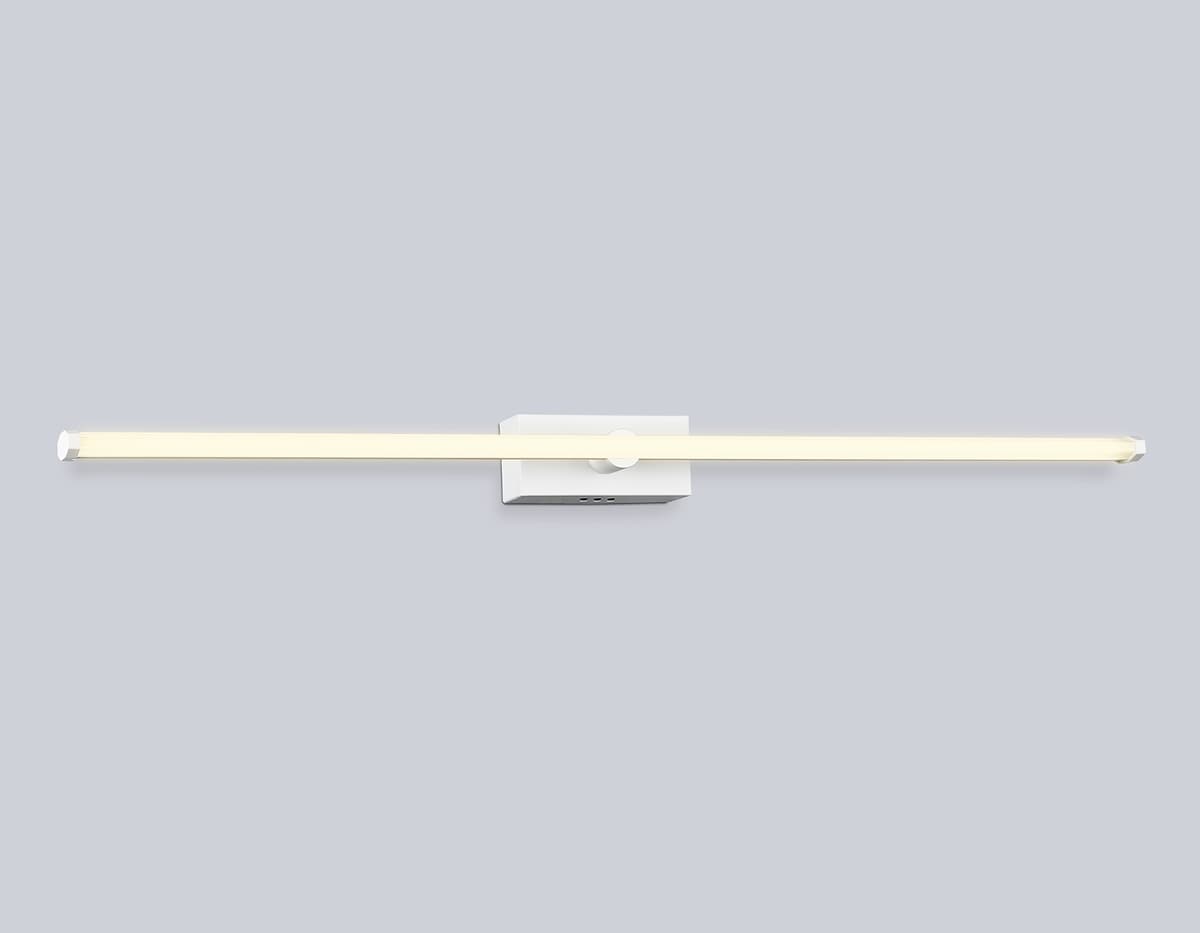 Настенный светодиодный светильник FL6121 WH белый 14W 3000K-6400K 610*45*80 Ambrella Light 15