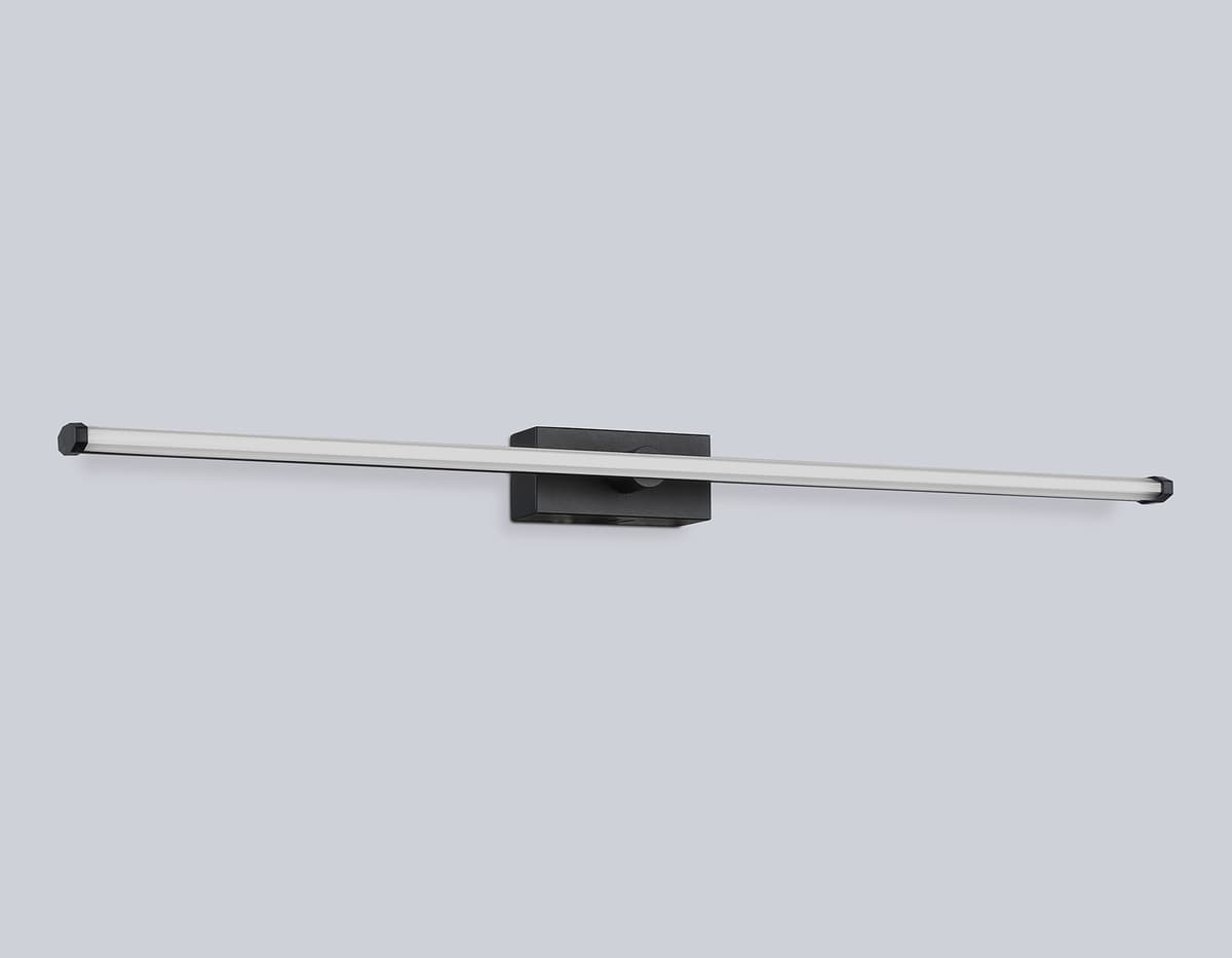 Настенный светодиодный светильник FL6122 BK черный 14W 3000K-6400K 610*45*80 Ambrella Light 15