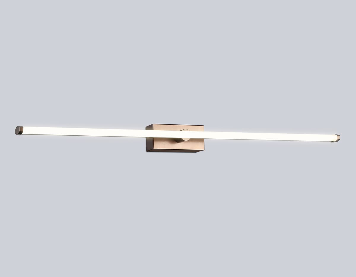 Настенный светодиодный светильник FL6123 CF кофе 14W 3000K-6400K 610*45*80 Ambrella Light 11