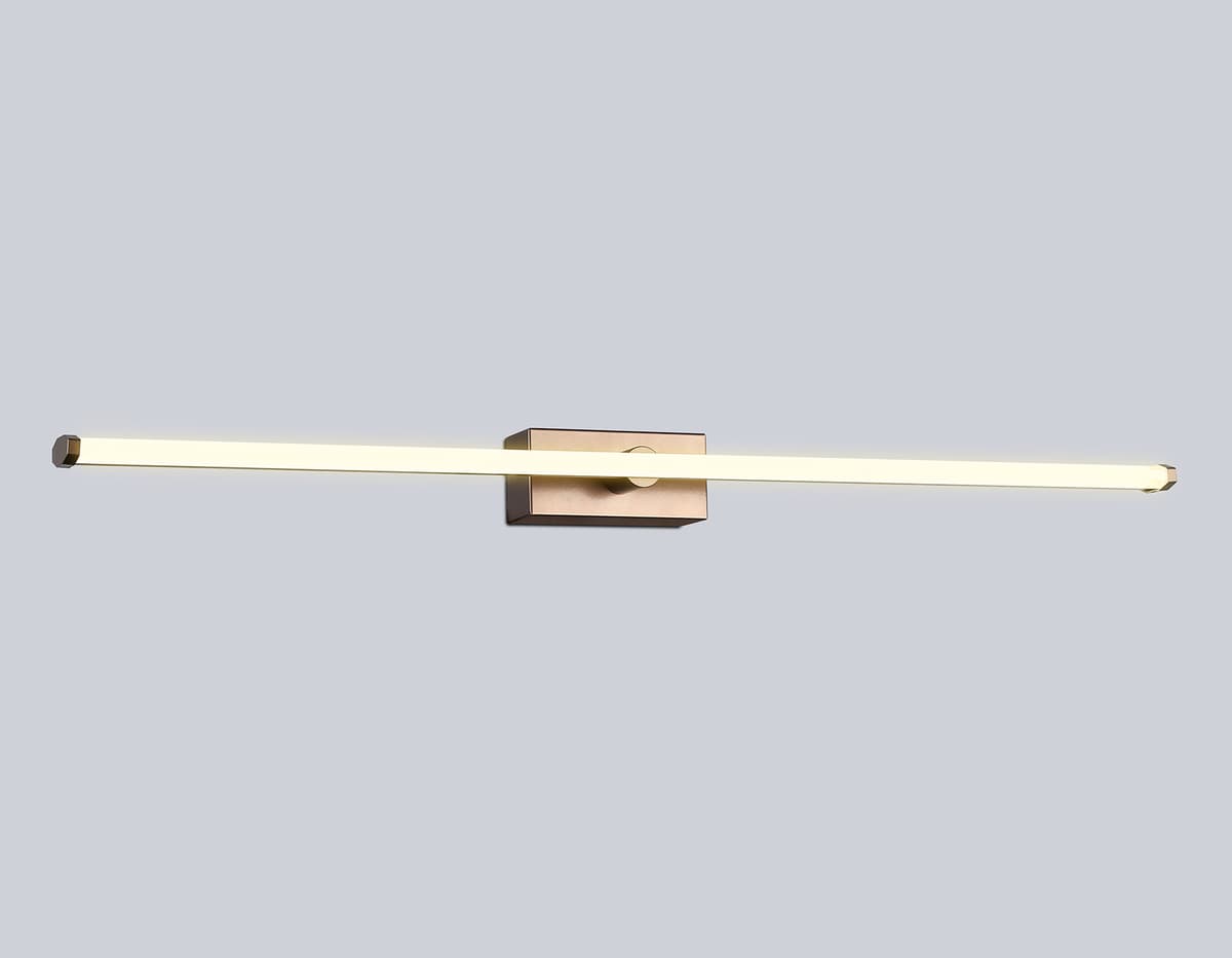 Настенный светодиодный светильник FL6123 CF кофе 14W 3000K-6400K 610*45*80 Ambrella Light 14