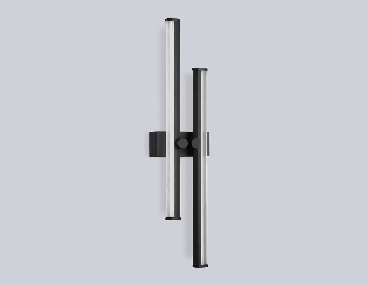 Настенный светодиодный светильник FL6152 BK черный 18W 3000K-6400K 510*120*65 Ambrella Light 13