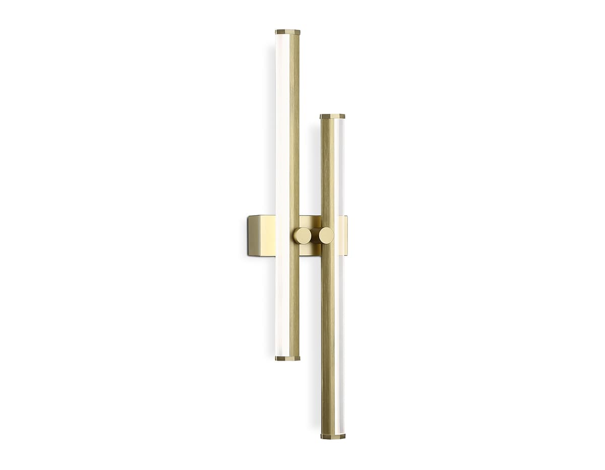 Настенный светодиодный светильник FL6154 GD золото 18W 3000K-6400K 510*120*65 Ambrella Light 8