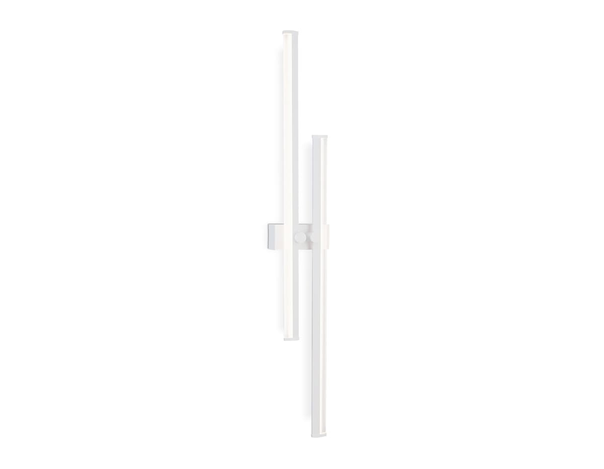 Настенный светодиодный светильник FL6161 WH белый 28W 3000K-6400K 810*120*65 Ambrella Light 8
