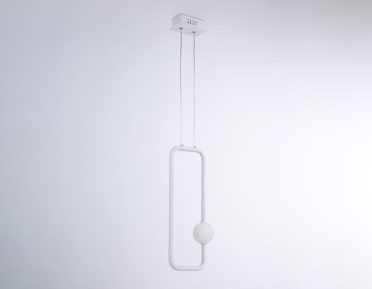 Подвесной светодиодный светильник FL66361 WH белый 19W 4200K 190*80*1000 Ambrella Light 10