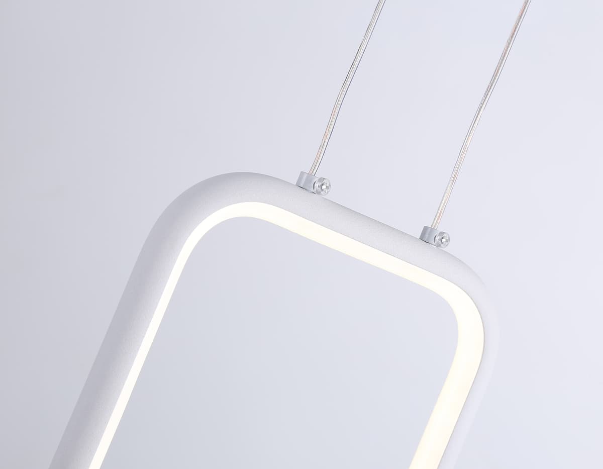 Подвесной светодиодный светильник FL66361 WH белый 19W 4200K 190*80*1000 Ambrella Light 8