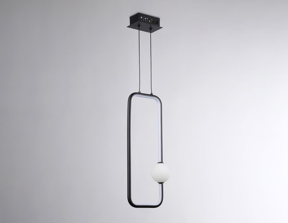 Подвесной светодиодный светильник FL66363 BK черный 19W 4200K 190*80*1000 Ambrella Light 10
