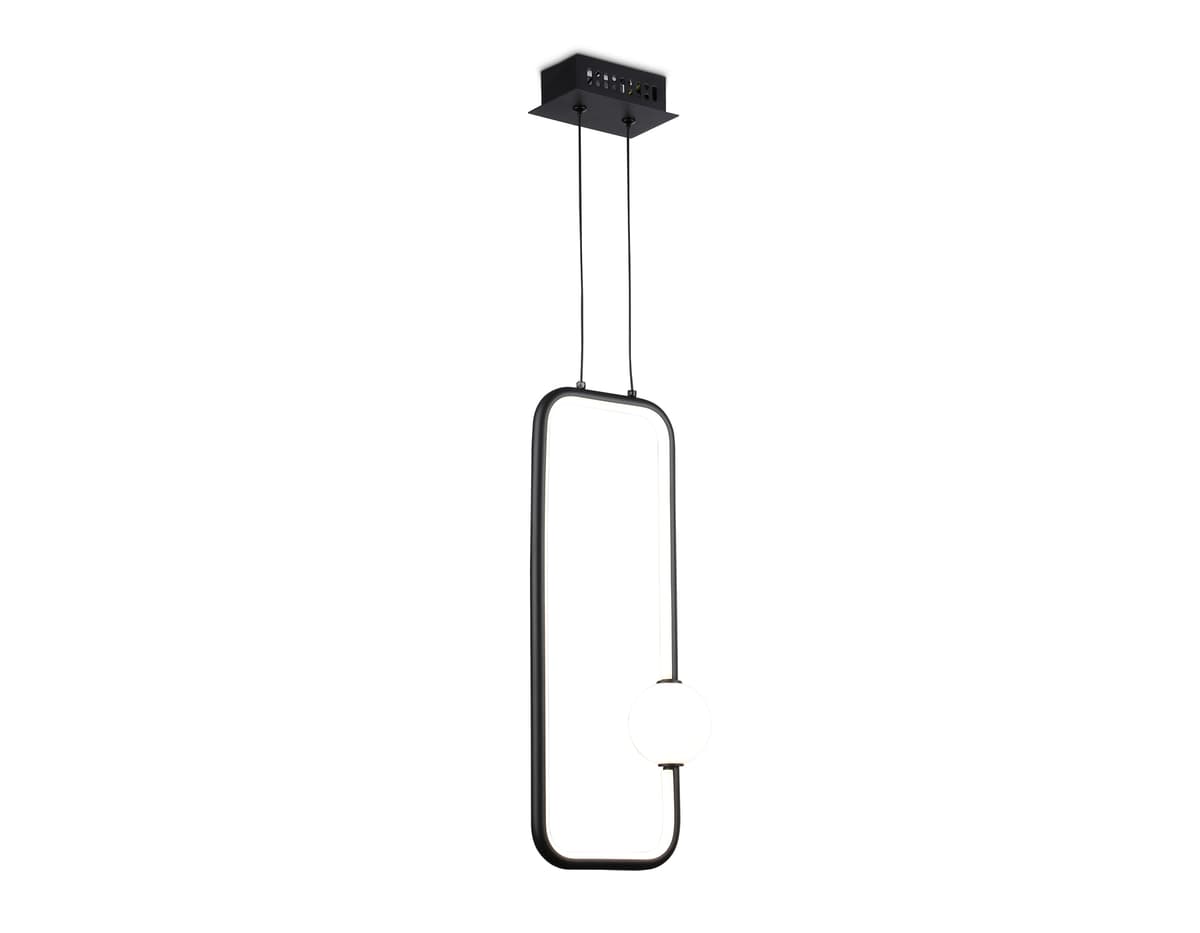 Подвесной светодиодный светильник FL66363 BK черный 19W 4200K 190*80*1000 Ambrella Light 6