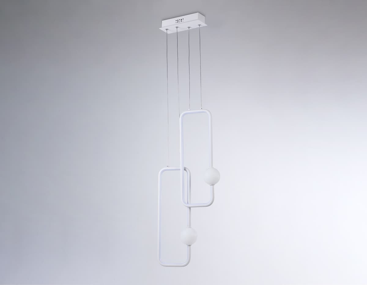 Подвесной светодиодный светильник FL66365/2 WH белый 38W 4200K 300*80*1200 Ambrella Light 10