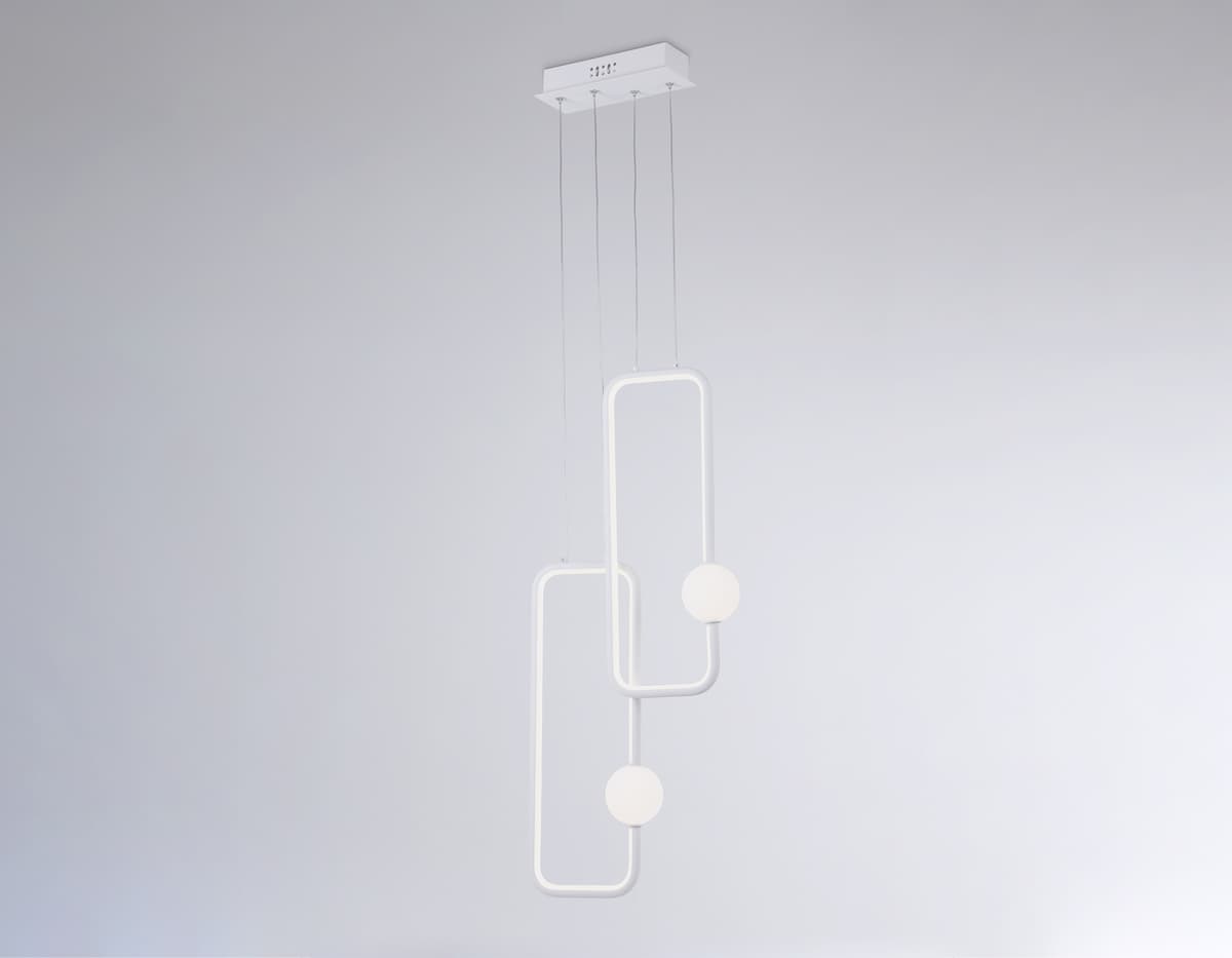Подвесной светодиодный светильник FL66365/2 WH белый 38W 4200K 300*80*1200 Ambrella Light 9