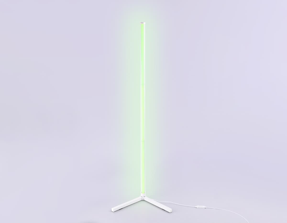 Светильник светодиодный напольный RGB с пультом FL8020 WH белый LED 15W RGB D32*1250 (ПДУ РАДИО 2.4G) Ambrella Light 20