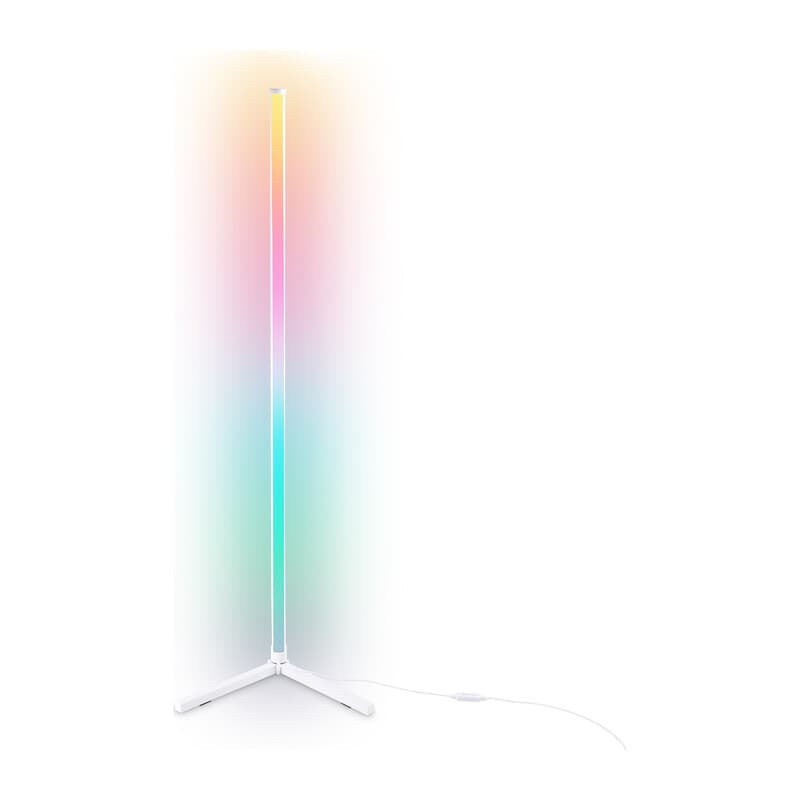Светильник светодиодный напольный RGB с пультом FL8020 WH белый LED 15W RGB D32*1250 (ПДУ РАДИО 2.4G) Ambrella Light 9
