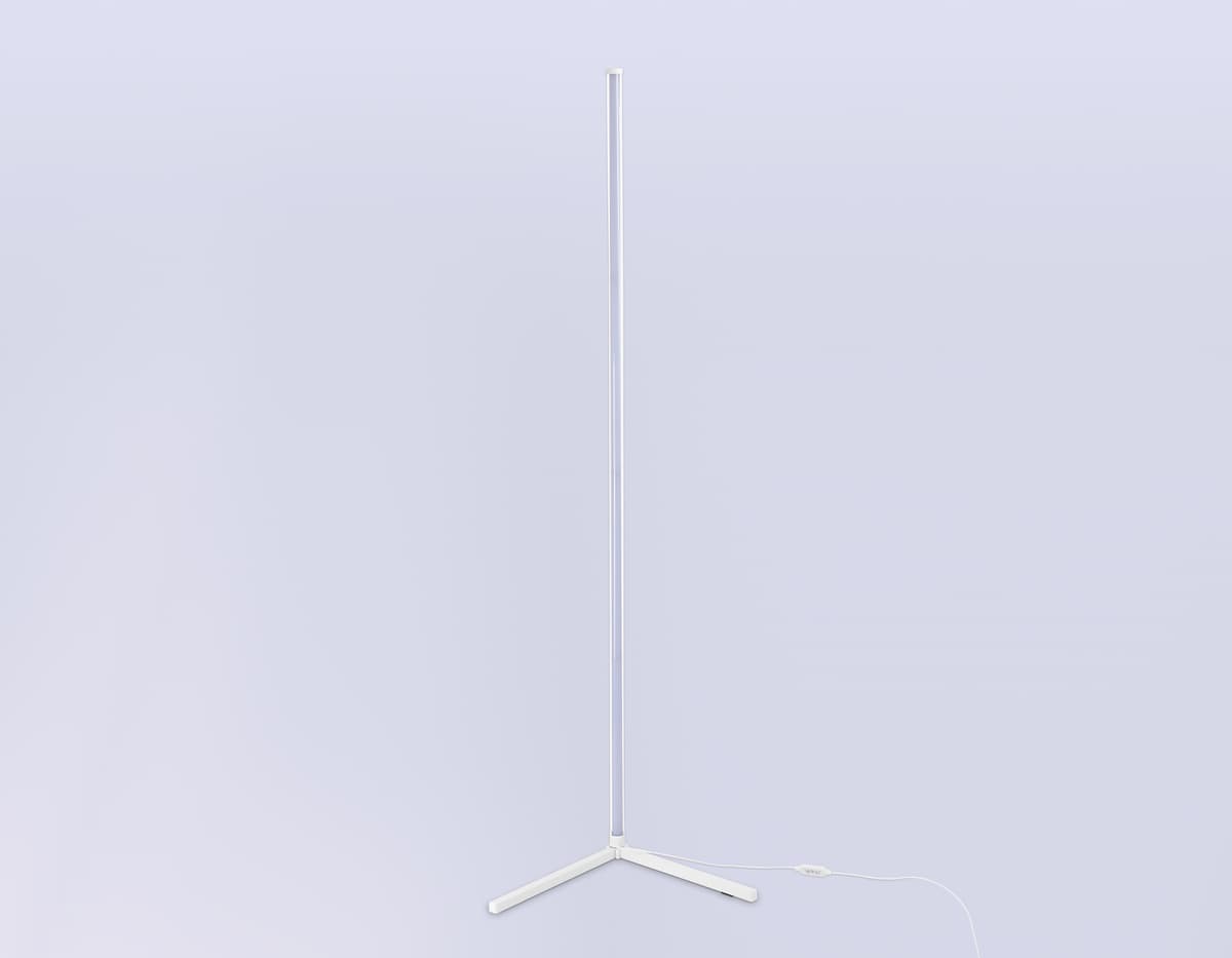 Светильник светодиодный напольный RGB с пультом FL8025 WH белый LED 20W RGB D32*1650 (ПДУ РАДИО 2.4G) Ambrella Light 21