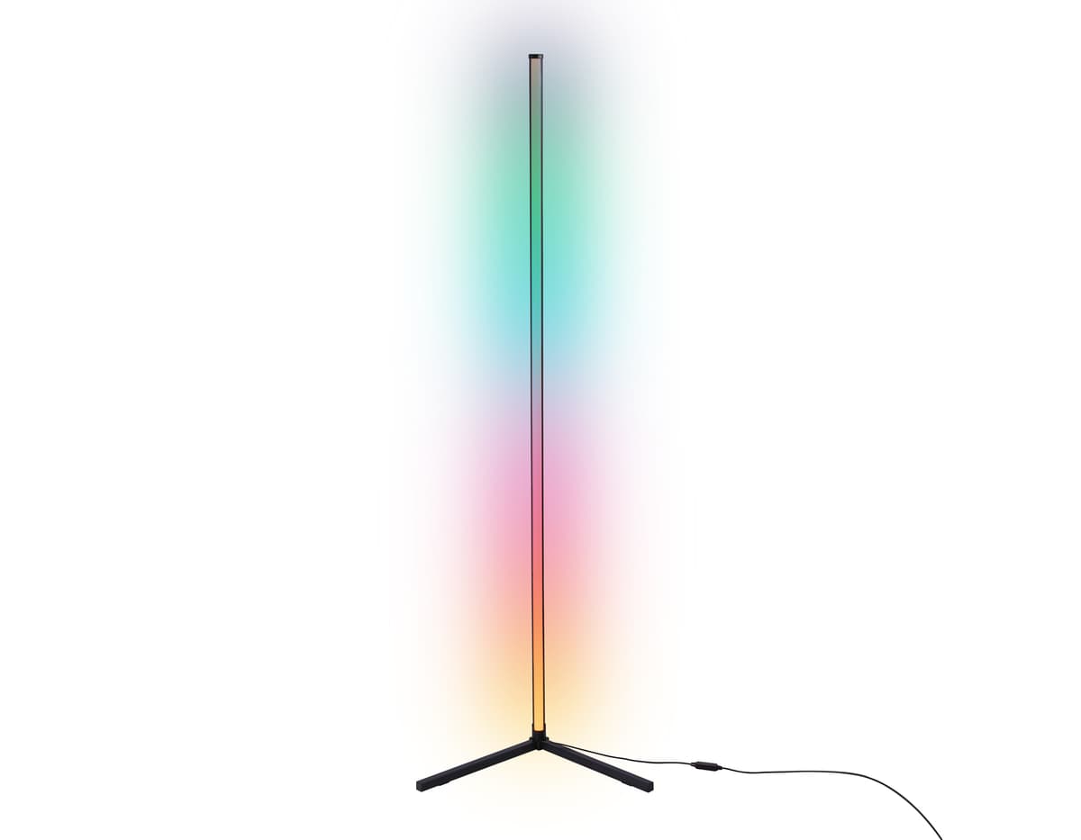 Светильник светодиодный напольный RGB с пультом FL8027 BK черный LED 20W RGB D32*1650 (ПДУ РАДИО 2.4G) Ambrella Light 15