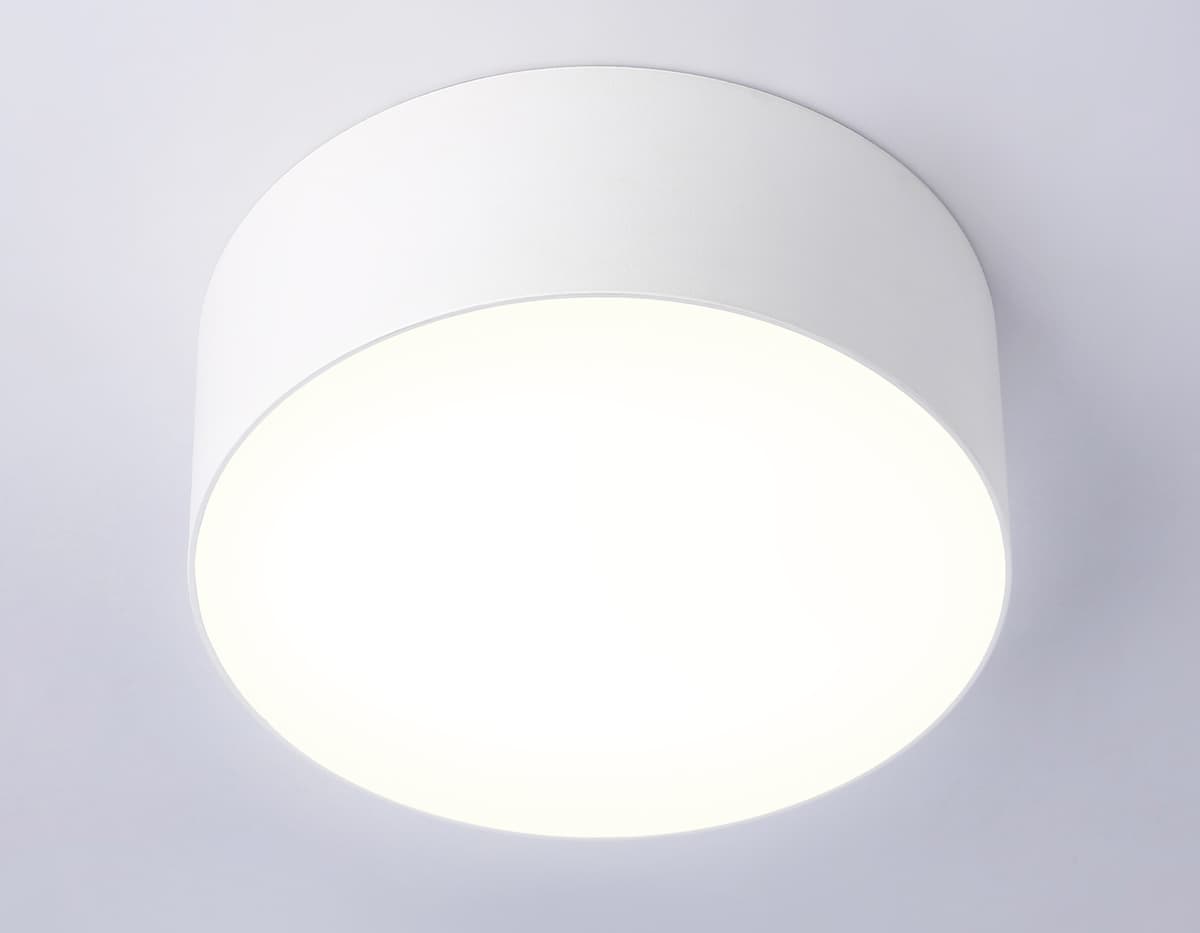 Потолочный светодиодный светильник FV5511 WH белый LED 15W 3000K D120*58 (Без ПДУ) Ambrella Light 15