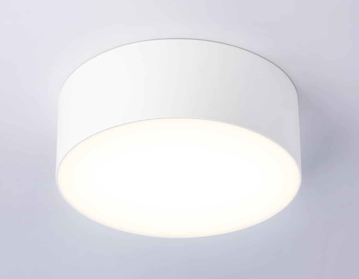 Потолочный светодиодный светильник FV5511 WH белый LED 15W 3000K D120*58 (Без ПДУ) Ambrella Light 16