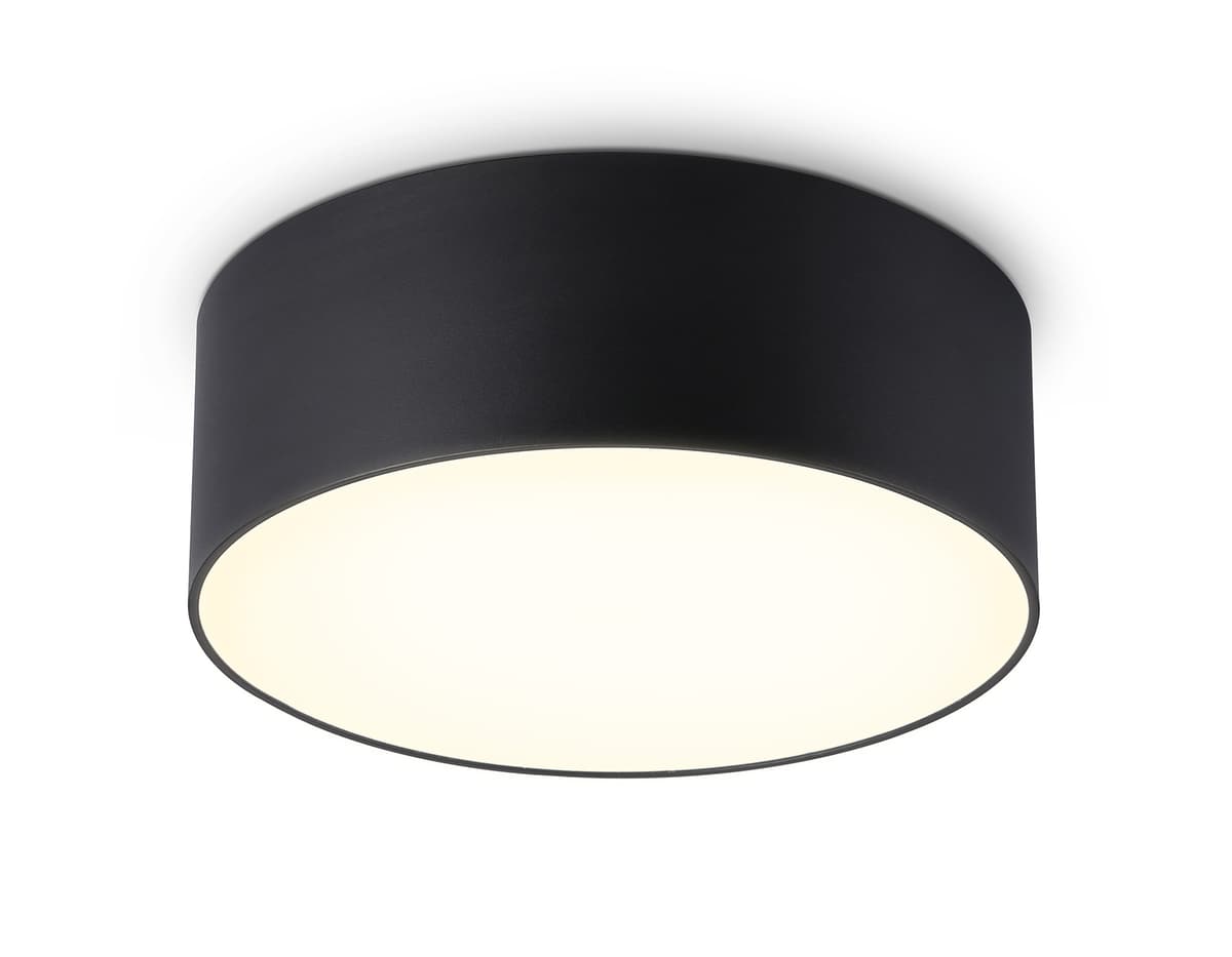 Потолочный светодиодный светильник FV5513 BK черный LED 15W 3000K D120*58 (Без ПДУ) Ambrella Light 10