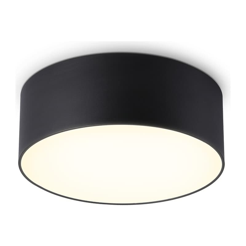 Потолочный светодиодный светильник FV5513 BK черный LED 15W 3000K D120*58 (Без ПДУ) Ambrella Light 9