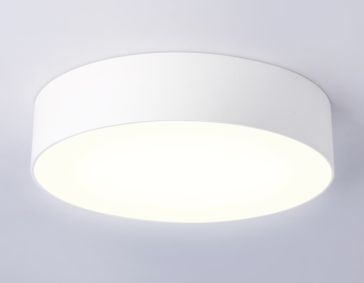Потолочный светодиодный светильник FV5519 WH белый LED 26W 3000K D220*58 (Без ПДУ) Ambrella Light 16