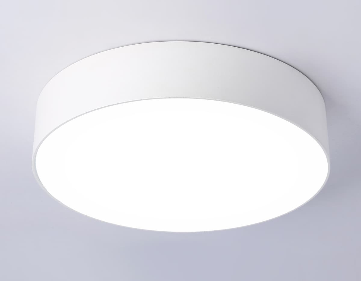 Потолочный светодиодный светильник FV5520 WH белый LED 26W 4200K D220*58 (Без ПДУ) Ambrella Light 15