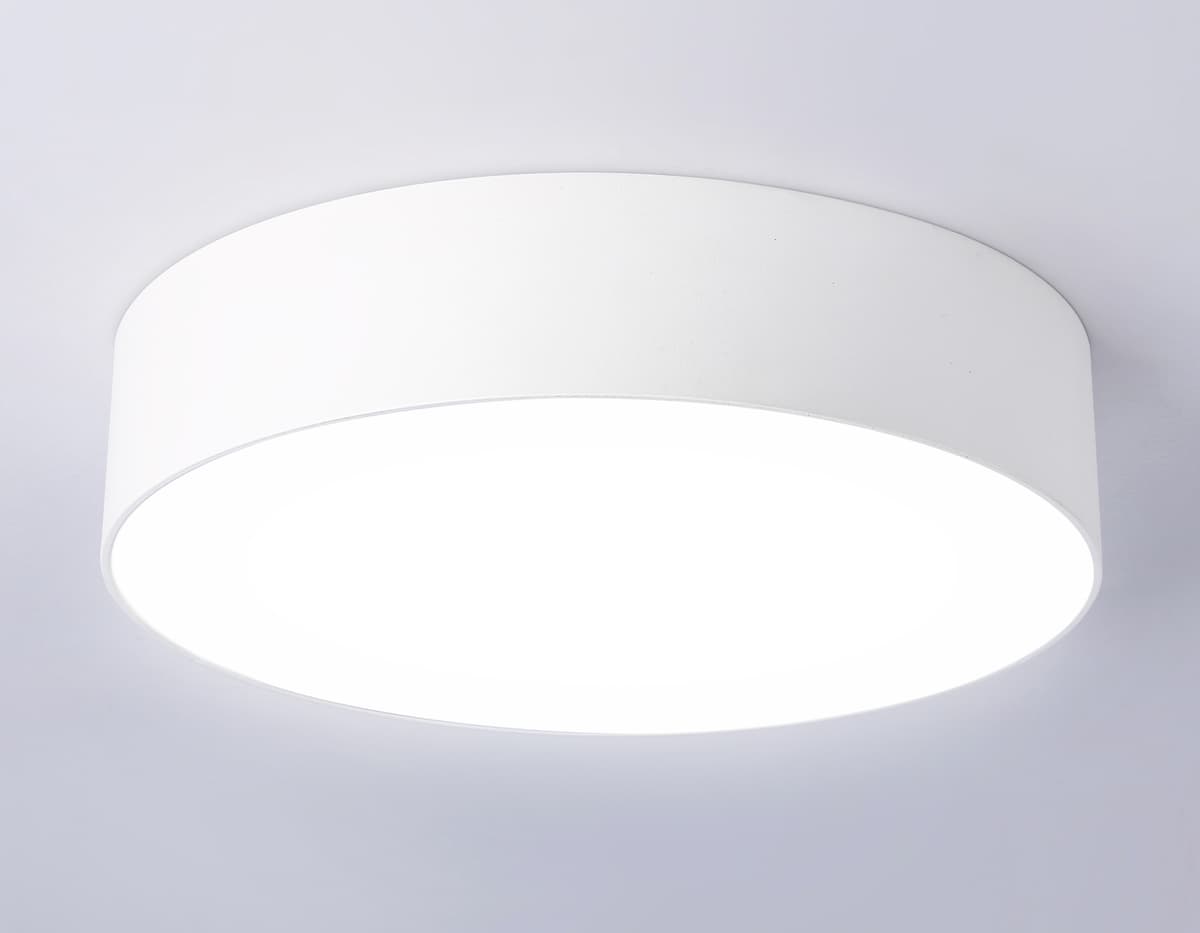Потолочный светодиодный светильник FV5520 WH белый LED 26W 4200K D220*58 (Без ПДУ) Ambrella Light 16