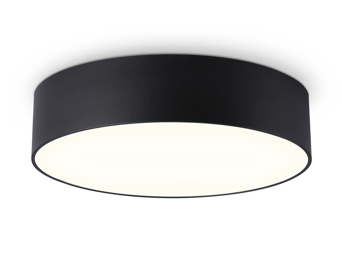 Потолочный светодиодный светильник FV5521 BK черный LED 26W 3000K D220*58 (Без ПДУ) Ambrella Light 10
