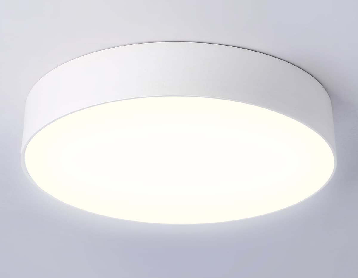 Потолочный светодиодный светильник FV5523 WH белый LED 35W 3000K D300*58 (Без ПДУ) Ambrella Light 15