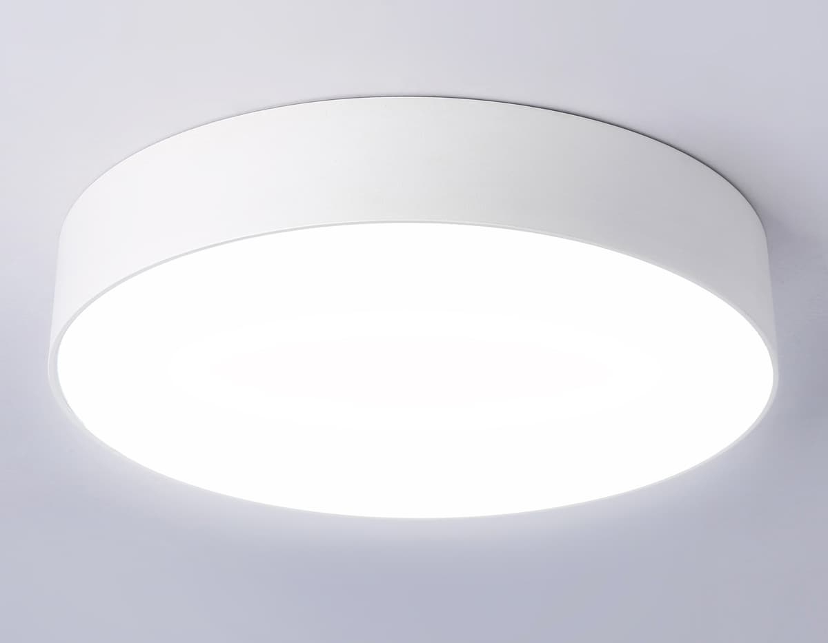 Потолочный светодиодный светильник FV5524 WH белый LED 35W 4200K D300*58 (Без ПДУ) Ambrella Light 15