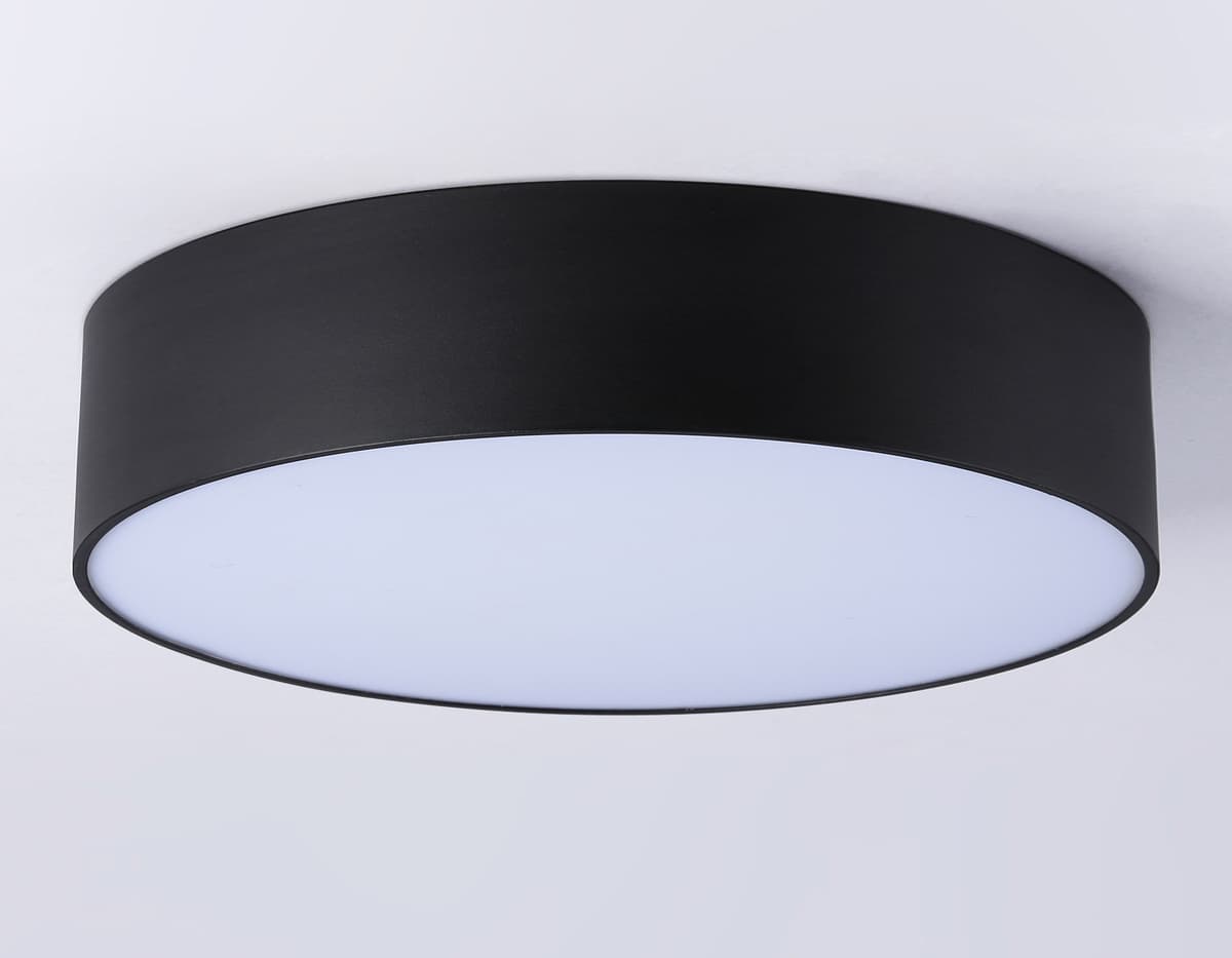 Потолочный светодиодный светильник FV5526 BK черный LED 35W 4200K D300*58 (Без ПДУ) Ambrella Light 17